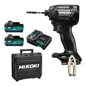 HiKOKI WH36DD(2XHBSZ) Black 36V Impact Driver Strong with Battery Charger Case - Picture 1 of 4
