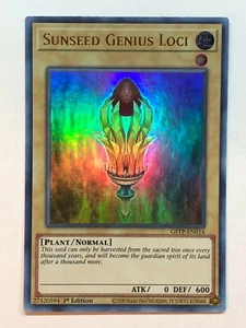 Yugioh Ghosts From the Past Sunseed Genius Loci GFTP-EN014 Ultra Rare NM/M - Imagen 1 de 1