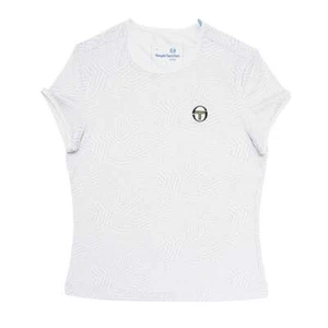 Sergio Tacchini Women's Dazzle Geometric Print Tennis T-Shirt - Picture 1 of 5
