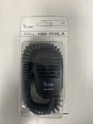 NIB Icom HM158LA Microfone de Ouvido Compacto com Alto-falante 2 Pin HM-158LA  - Imagem 1 de 4