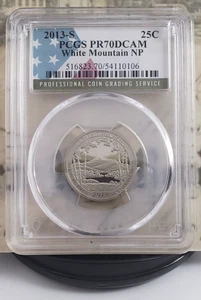 2013-S White Mountain NP Proof Quarter - PCGS PR70DCAM - Top Grade! 0106 - Picture 1 of 6