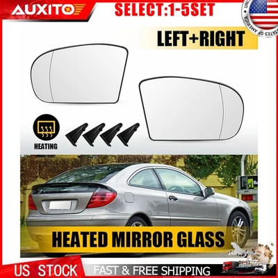 Gafas con espejo térmico para Mercedes-Benz C240 C280 C320 W203 2001-07 sedán 2-10X Foto 1 de 4