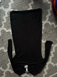 H&M Mama Maternity Black Light Sweater Dress Size Medium - Picture 1 of 6