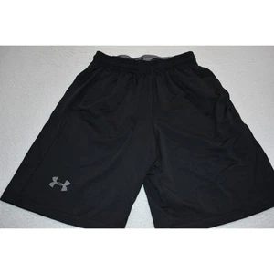 Under Armour Gym Shorts Workout Mens Size Small With Pockets Performance Black - Picture 1 of 5
