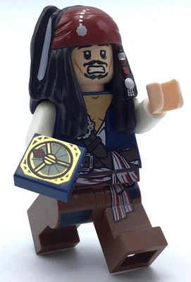 LEGO Nuevo - Capitán Jack Sparrow - Minifigura de Piratas del Caribe con brújula Foto 1 de 2