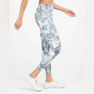 SPANX Painted Camo 7/8 Leggings | High-Waisted Booty Boost Activewear Size S - Picture 1 of 11