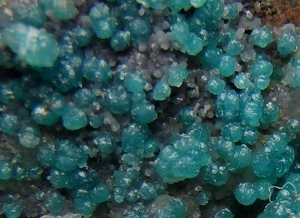 CUPRIAN ADAMITE crystals - GREECE Attica LAVRION Kamariza Mines /pl838 - Picture 1 of 16