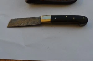 damascus custom made folding tandoknife From The Eagle Collection 7282PR - Picture 1 of 12