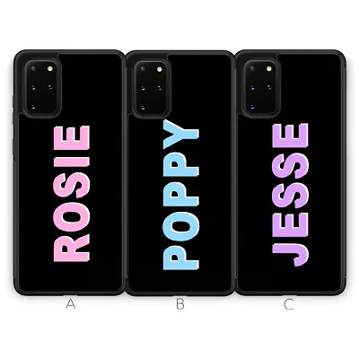 Funda de teléfono personalizada con nombre vertical para Samsung S21 Plus Ultra S20 FE S10 S9 Foto 1 de 3