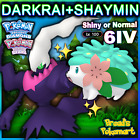Darkrai + Shaymin ?Shiny 6Iv Pack? Pokemon Brilliant Diamond And Shining Pearl