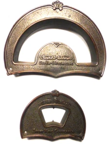 vintage STEWART WARNER 102-A: BRASS STATION FACEPLATES (super het & short wave - Picture 1 of 4