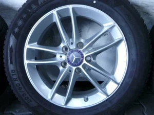 LLANTAS DE INVIERNO ALUMINIO ORIGINALES MERCEDES CLASE A W177 B W247 CLA 205/60 16 8mm - Imagen 1 de 9