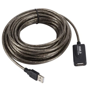 USB2.0-Stecker auf Buchse, aktives Repeater-Verlängerungskabel, Kabel-Adapter (1 - Photo 1/10