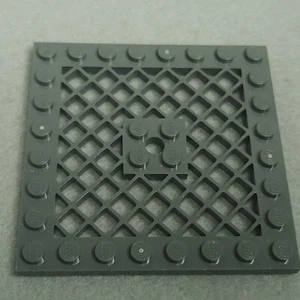 LEGO Part 4151b Plate Modified 8x8 with Grille and Hole in Center 4047 CHOOSE - Picture 1 of 7
