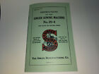 Singer 29-4 Sewing Machine  Instruction Manual Reproduction 