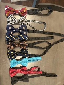 Lot of 9 Mens/Boys Bow Ties Great condition! - Picture 1 of 11