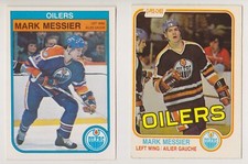 1981-82 1982-83 OPC Mark Messier (2) Edmonton Oilers O-Pee-Chee