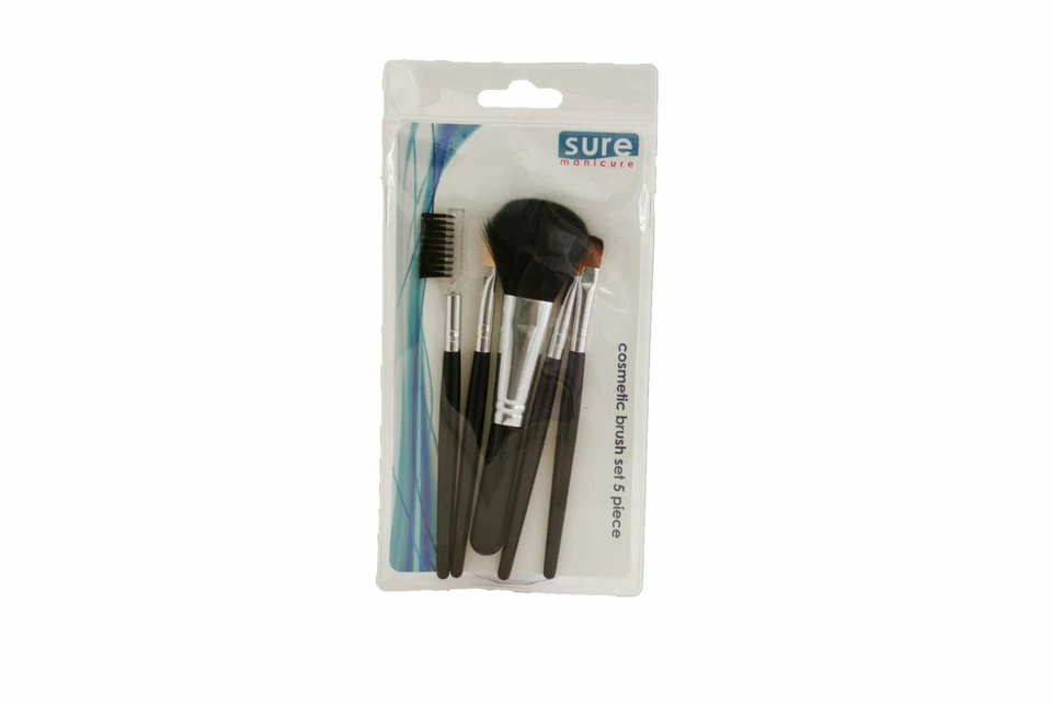 Sure Manicure - 5 Piece Cosmetic Brush Set.