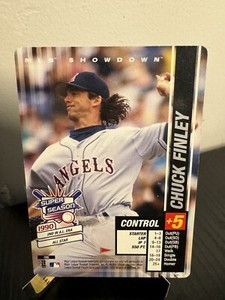 2002 MLB Showdown Chuck Finley Super Season Pennant Run #96 California Angels