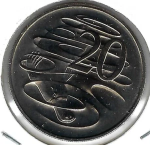 Australia 2008 brillante sin circular 20 centavos QEII y pico de pato moneda ornitorrinco! - Imagen 1 de 2