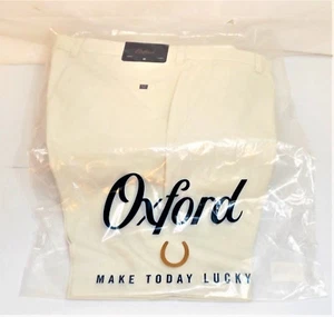 ¡NUEVO! Oxford: Pantalones cortos de rendimiento Vickery para hombre: abedul plateado talla 34 {4777} - Imagen 1 de 3