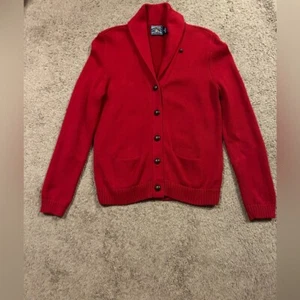 American Living Red Cardigan size M - Picture 1 of 7