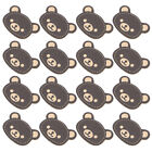 Bear Hat Buttons - 100pcs Scrub/Crochet/Sew/Costume Accessories