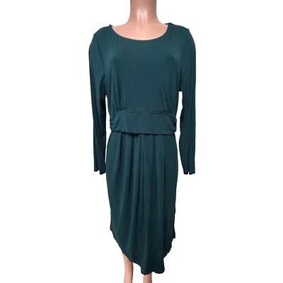 Vestido de enfermería de maternidad manga larga Seraphine para mujer talla 12 verde oscuro Foto 1 de 4