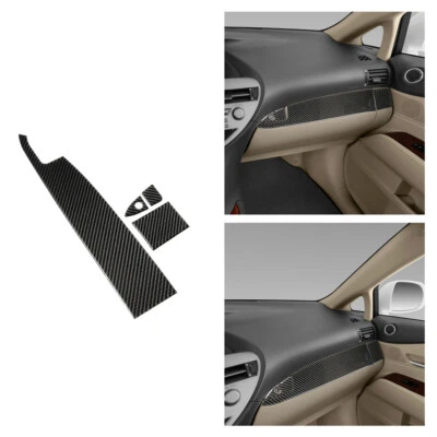 Glove Box Panel Switch Cover Carbon Fiber Trim For 2010-2012 Lexus RX350 RX450 - Imagem 1 de 4
