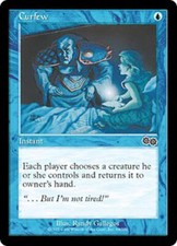 4x curfew // EX // Urza's Saga // Engl. // Magic the Gathering