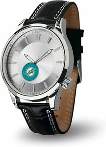 MIAMI DOLPHINS MEN'S BLACK ICON WATCH - Picture 1 of 1