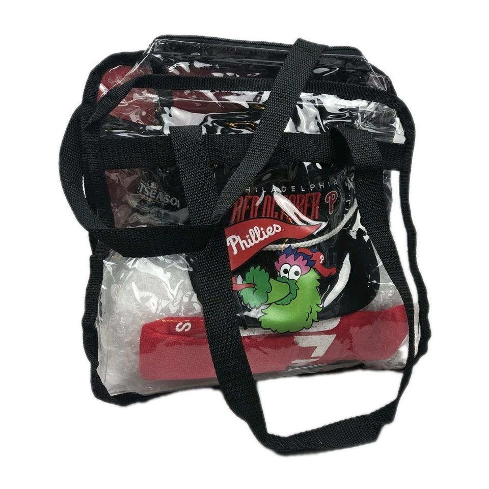 Bolso Mercancía de Postemporada Philadelphia Phillies Rojo Octubre 2025. Owala, sombrero, toalla Foto 1 de 4