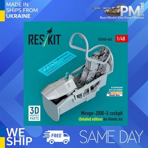Reskit RSU48-0465 1/48 Mirage-2000-5 Cockpit Detaillierte Edition für Kinetic Bausatz - Bild 1 von 4