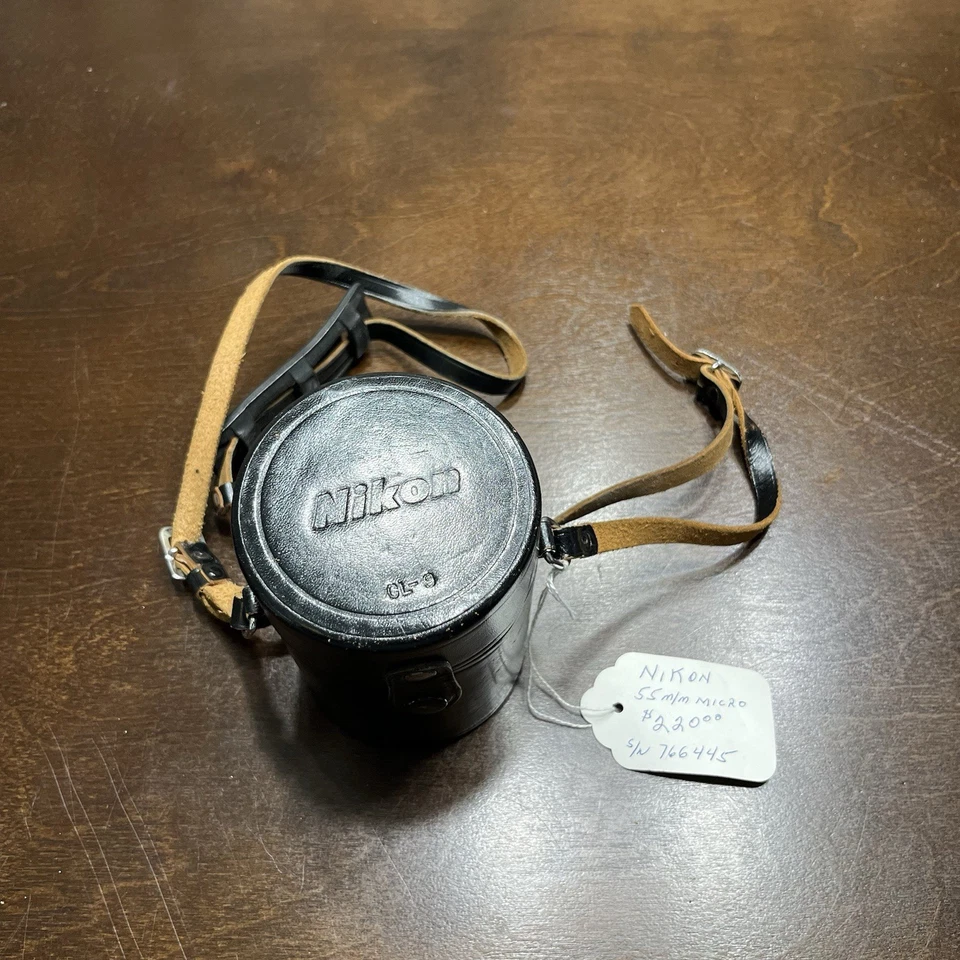 Lente principal de enfoque manual Nikon Micro-Nikkor-P 55 mm F/3,5 con estuche Foto 1 de 4