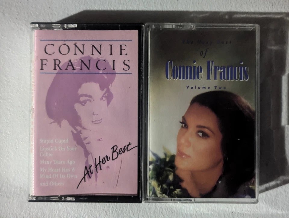 CONNIE FRANCIS Cassette Tape Lot/2: At Her Best, The Very Best Of Connie Francis Foto 1 de 4
