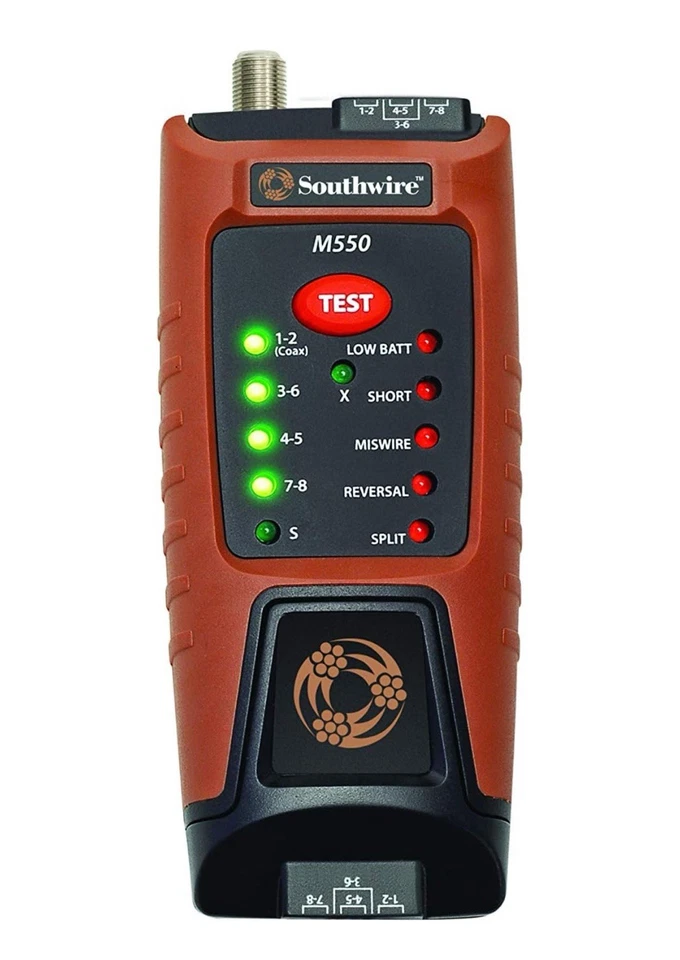 Southwire M550 Continuity Tester for Data Video Coax Cables