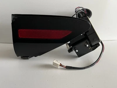 Reflector de cubierta de puerta de puerto de carga lateral derecho a cuadros para Tesla Model X 2021-2024 Foto 1 de 4