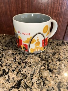 Starbucks St Louis 14 oz Coffee Mug 2015 "You Are Here " Collection Series - Picture 1 of 4