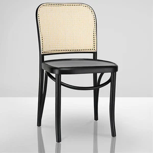 2er-SET MALO | Rohrgeflecht Stuhl | Schwarz | Bugholz | Stil , Bugholzstuhl, ... - Bild 1 von 4