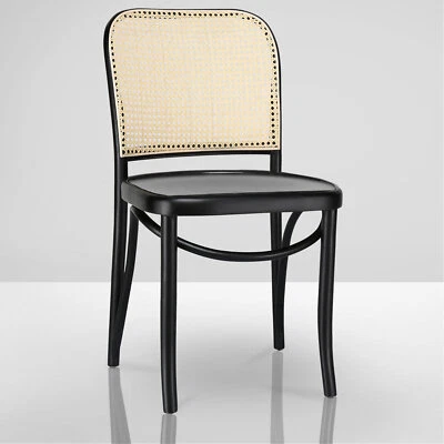 2er-SET MALO | Rohrgeflecht Stuhl | Schwarz | Bugholz | Stil , Bugholzstuhl, ... - Bild 1 von 4