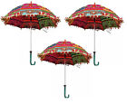 Indian Traditional Beautiful Embroidered Umbrella For Home Decor Pack of 3