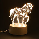  3D Owl Illusion Lamp USB LED Night Light for Kids Bedroom Office Desk-ME