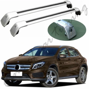 Locable cross bar fits for Mercedes Benz GLA X156 2014-2019 carrier luggage rack - Picture 1 of 7