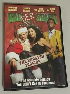 Bad Santa (DVD, 2004, Badder Santa: The Unrated Version) Billy Bob Thornton - Picture 1 of 3
