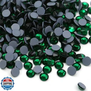 Hotfix Rhinestones Flatback Glass Rhinestone 288PCS SS30 5.8-6.2MM Round Gems - Picture 1 of 5