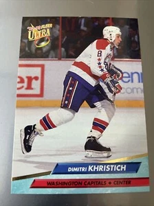 1992-93 Ultra Capitals Hockey Card #235 Dimitri Khristich - Picture 1 of 2