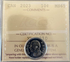 Canada - 10 Cents - 2023 - Charles  III - ICCS Certified - MS-65