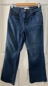 Pantalones de mezclilla para mujer Levis 512 perfectamente adelgazantes BOOTCUT talla 12 S/C azul lavado medio - Imagen 1 de 19