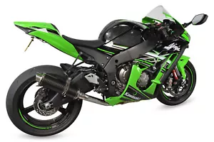 ZX10R Auspuff 2016-2020 SP Engineering Carbon Fibre rund Moto GP XLS - Bild 1 von 12