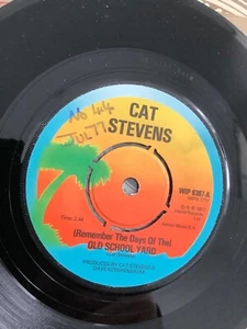 Cat Stevens. The old school yard. . 7” single. 1977. Island records VG+ - Picture 1 of 4
